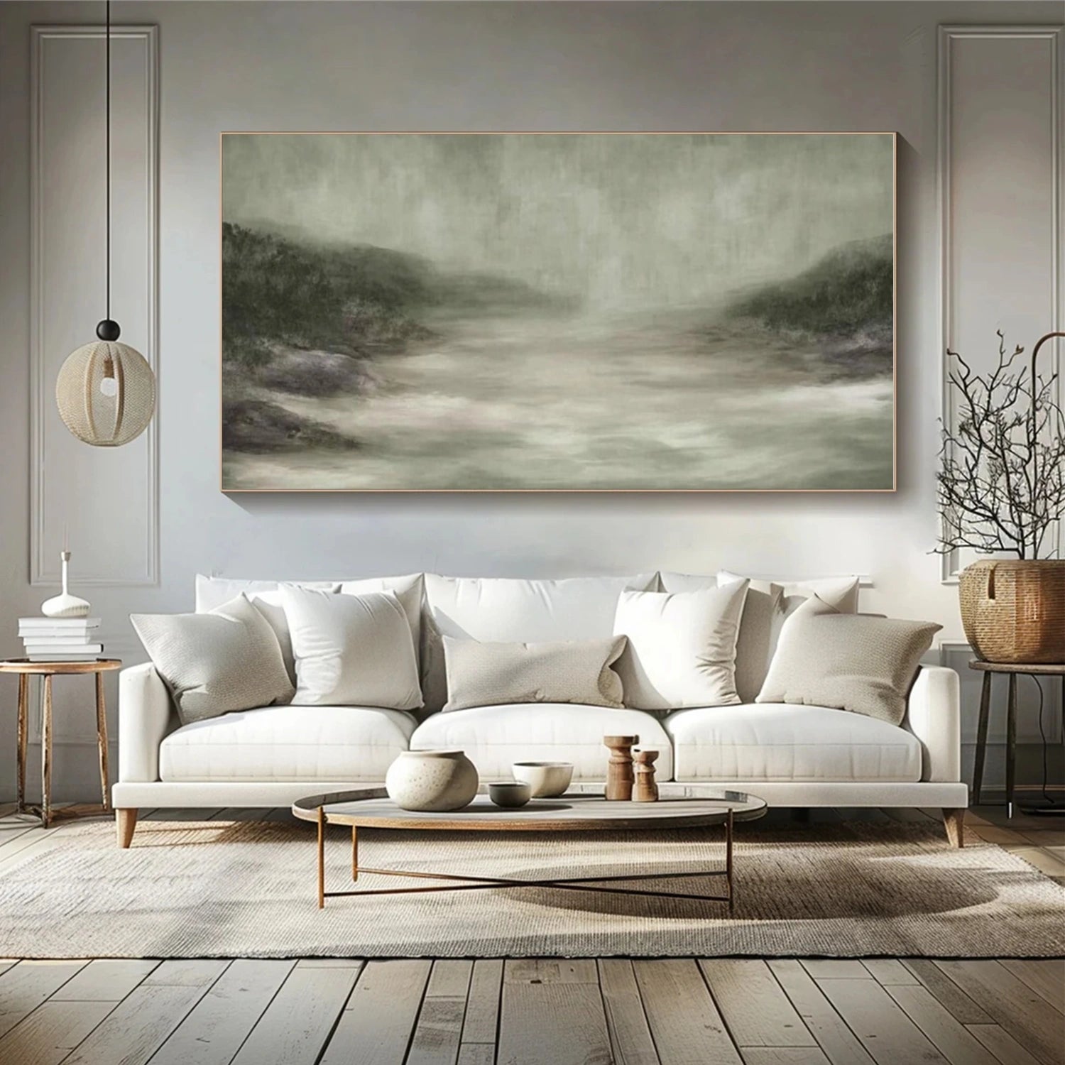 Abstract Mountain Canvas Art #MO025