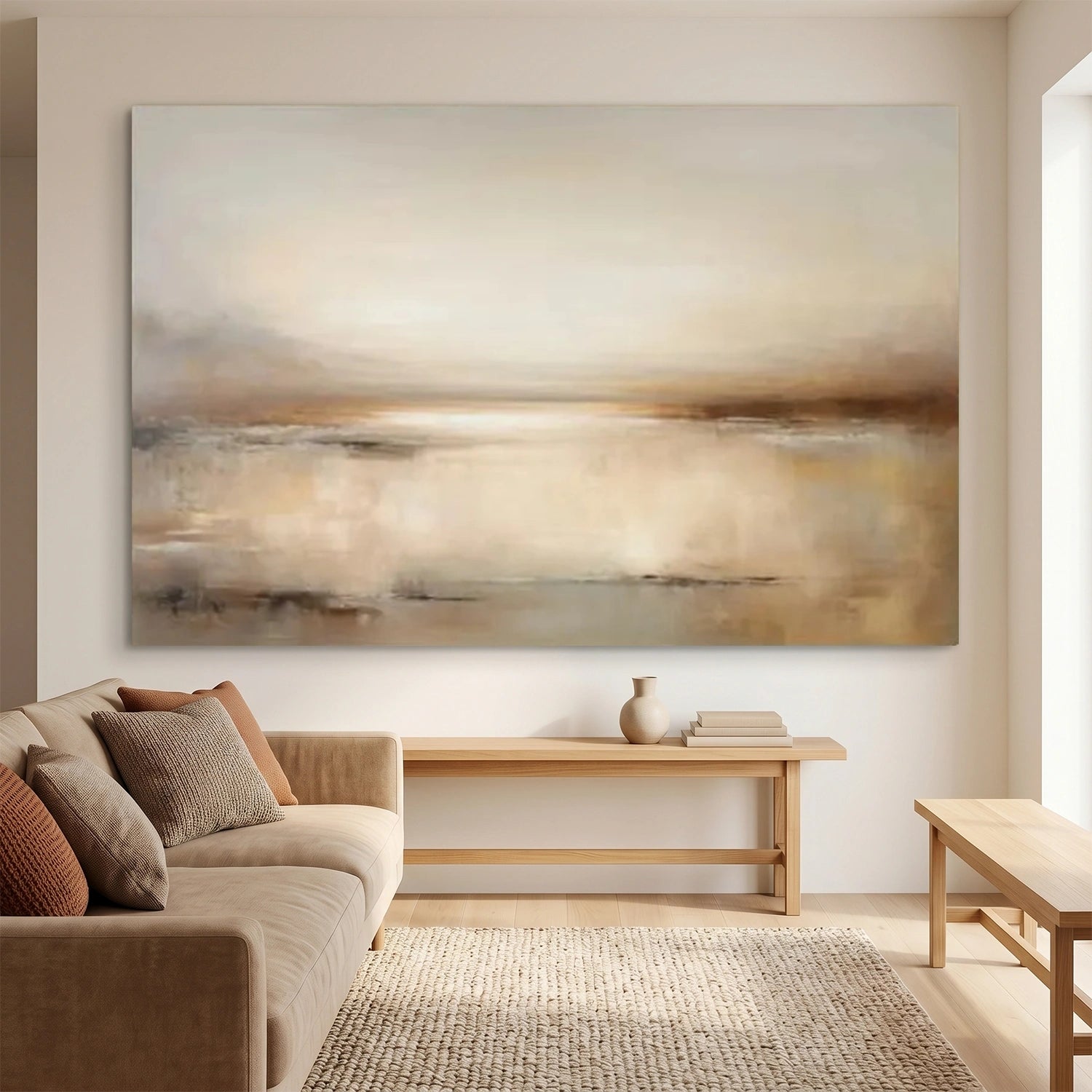 Abstract Canvas Wall Art #AP387