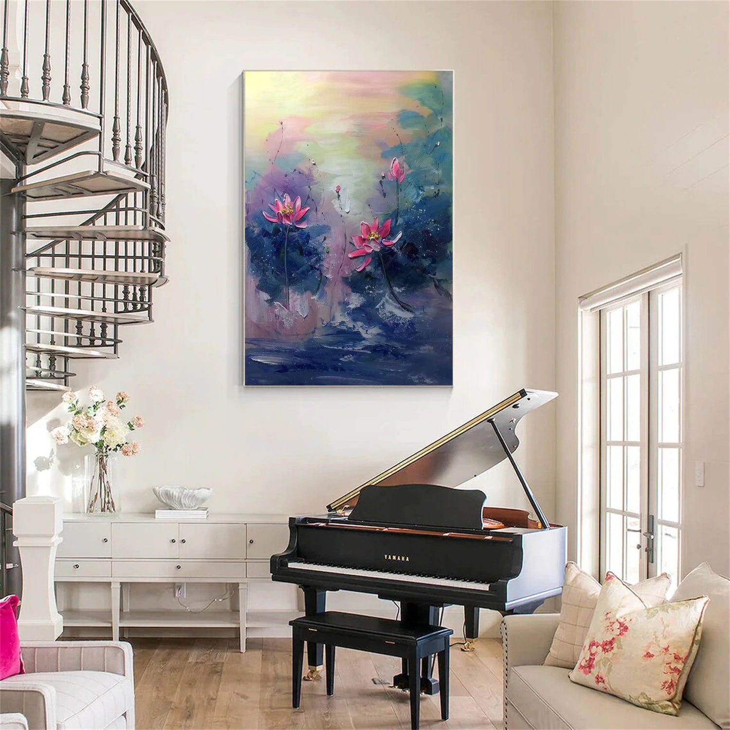 Flower Painting Canvas #FP088