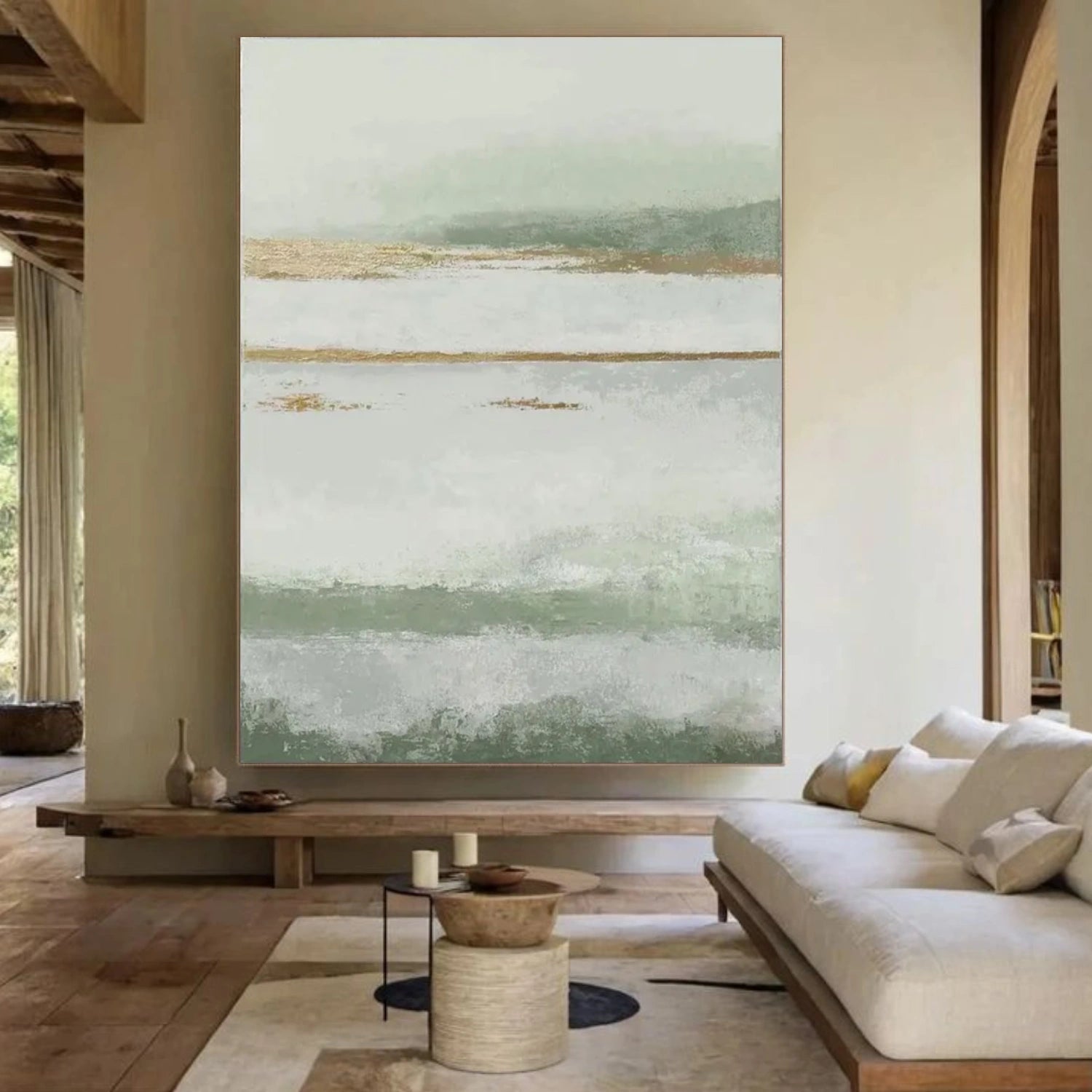 Abstract Canvas Wall Art #AP313