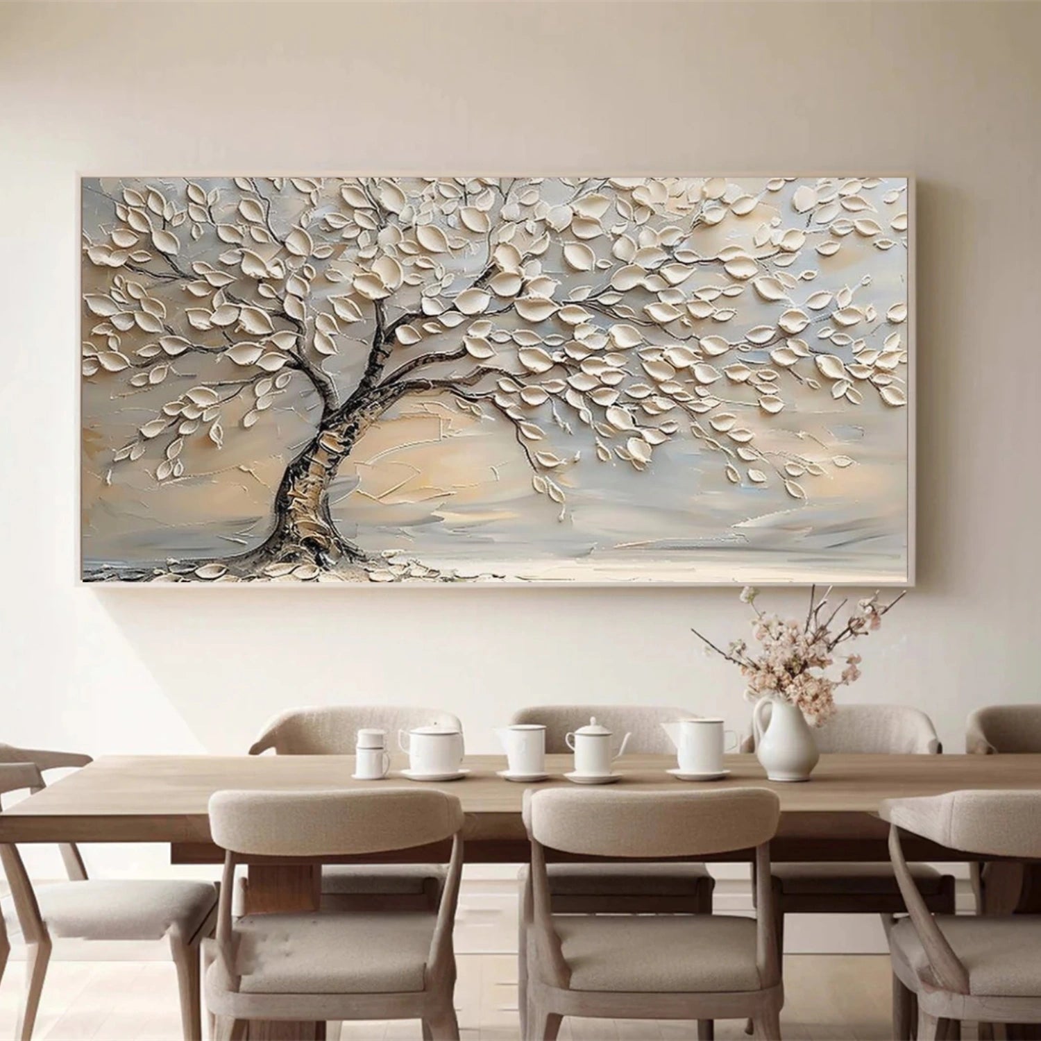 Tree Abstract Textured Wall Art #TP094