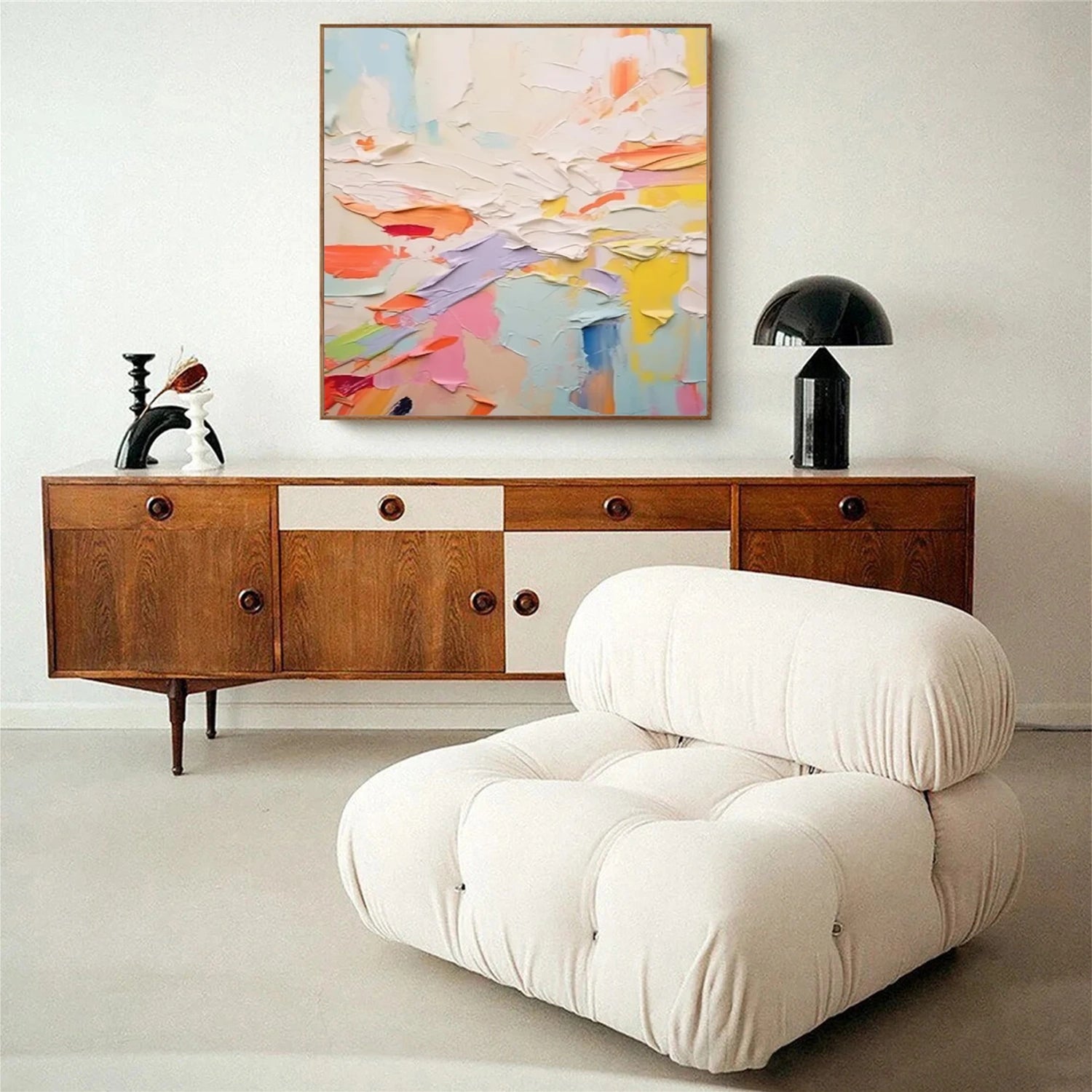 Colorful Abstract Textured  Wall Art #AT107