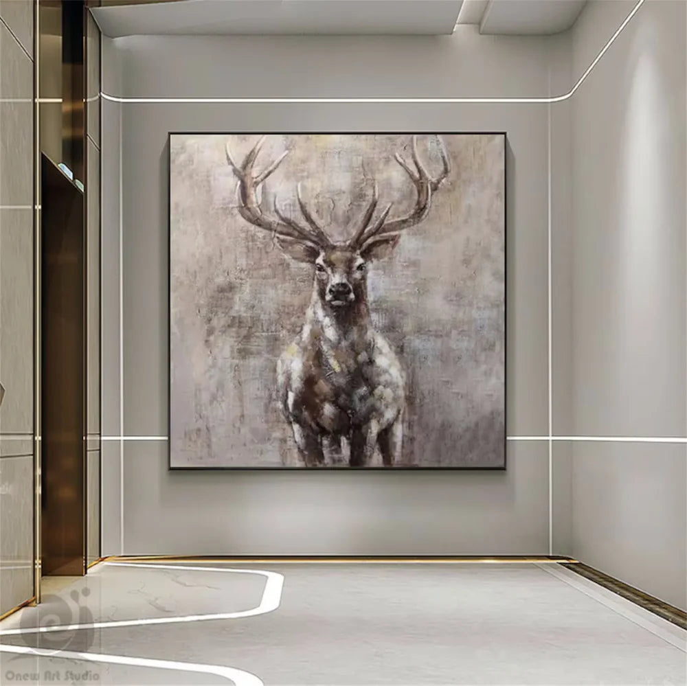 Animal Canvas Art Painting #AC019