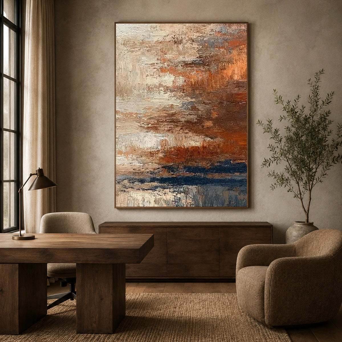 Abstract Textured Wall Art #AT197