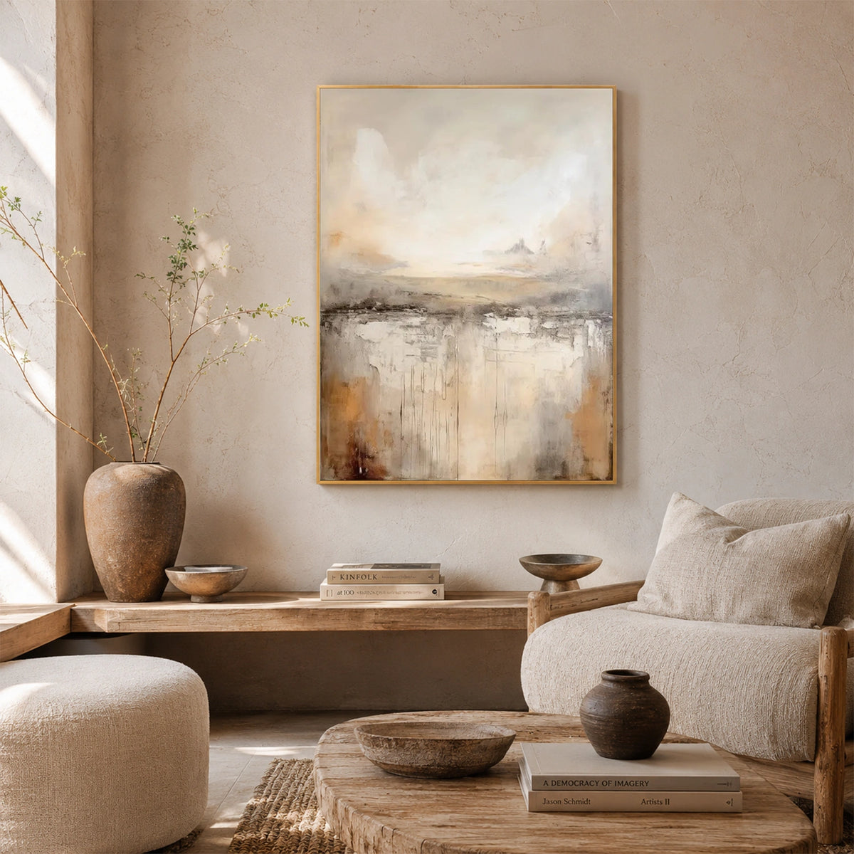 Abstract Canvas Wall Art #AP413