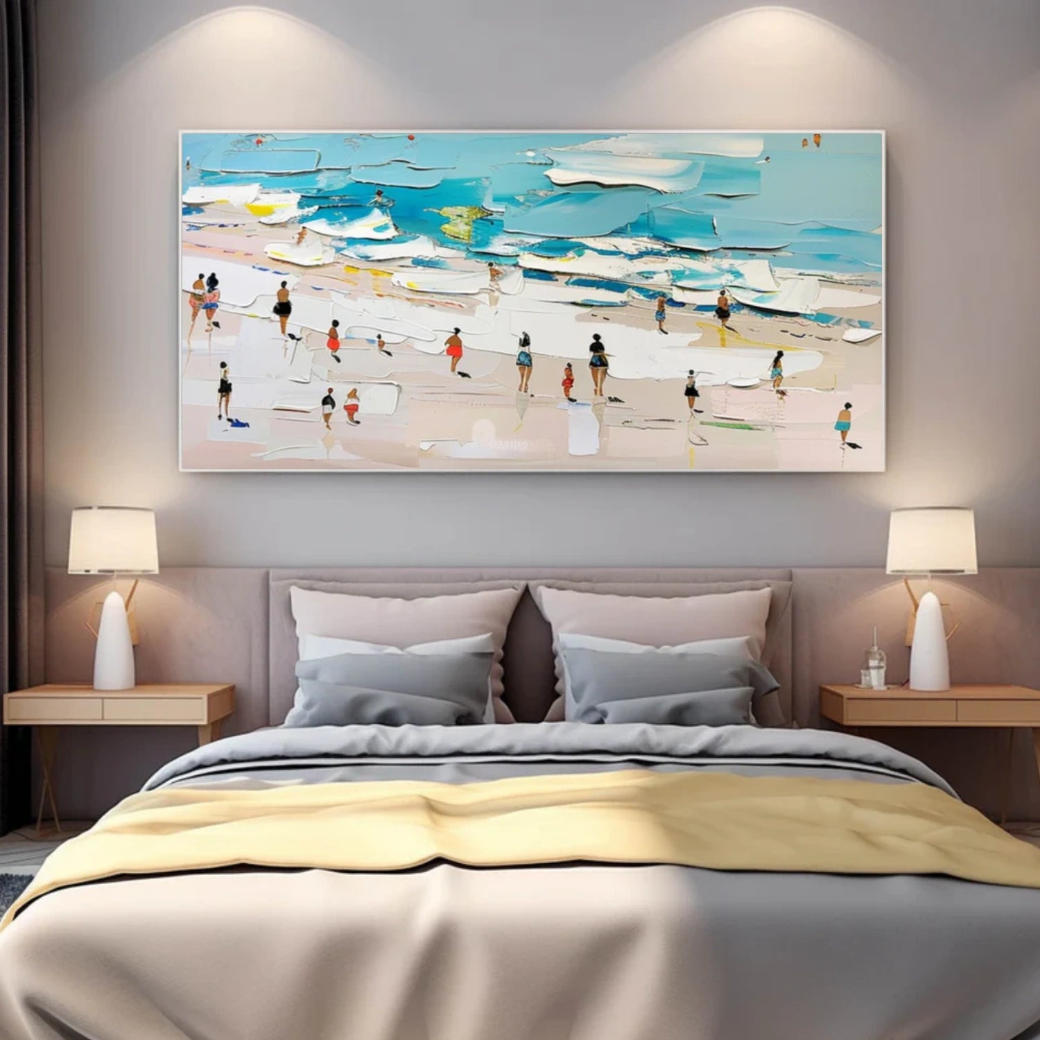 Ocean Abstract Textured Wall Art #OP042