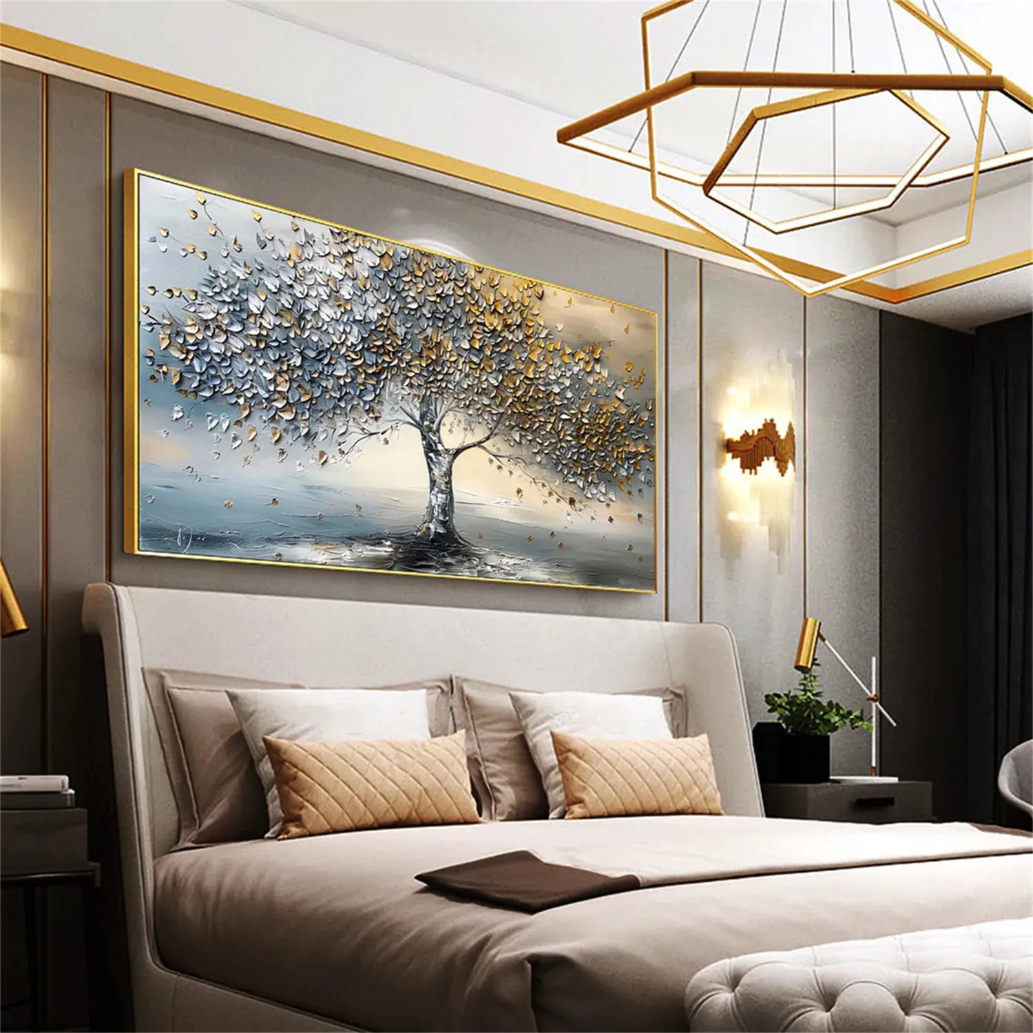 Tree Textured Painting Canvas #TP011