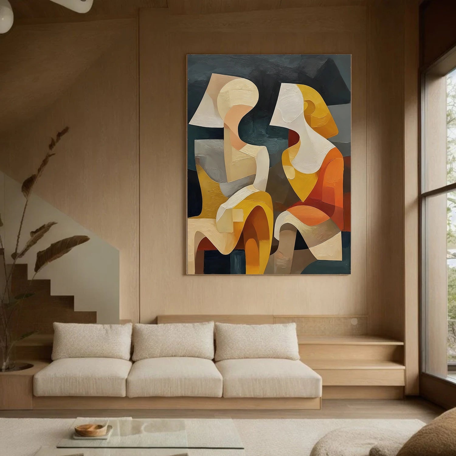 Abstract People Canvas Art #AE058