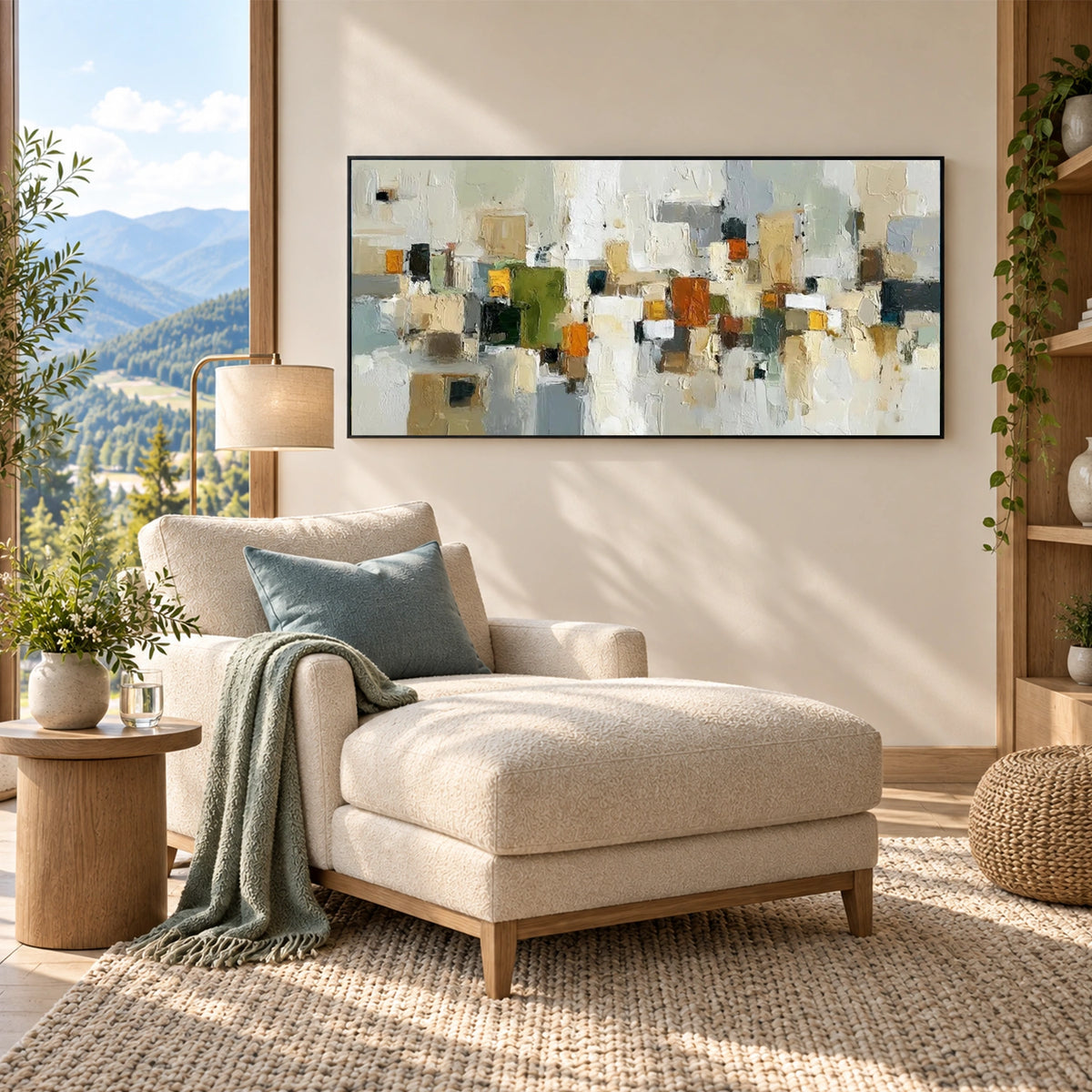 Abstract Textured Wall Art #AT195