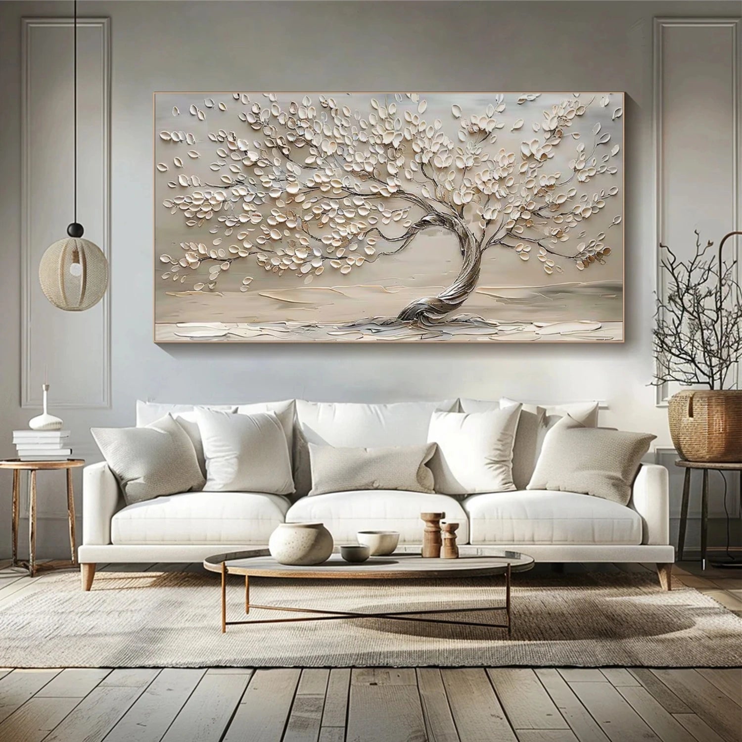 Tree Abstract Textured Wall Art #TP093