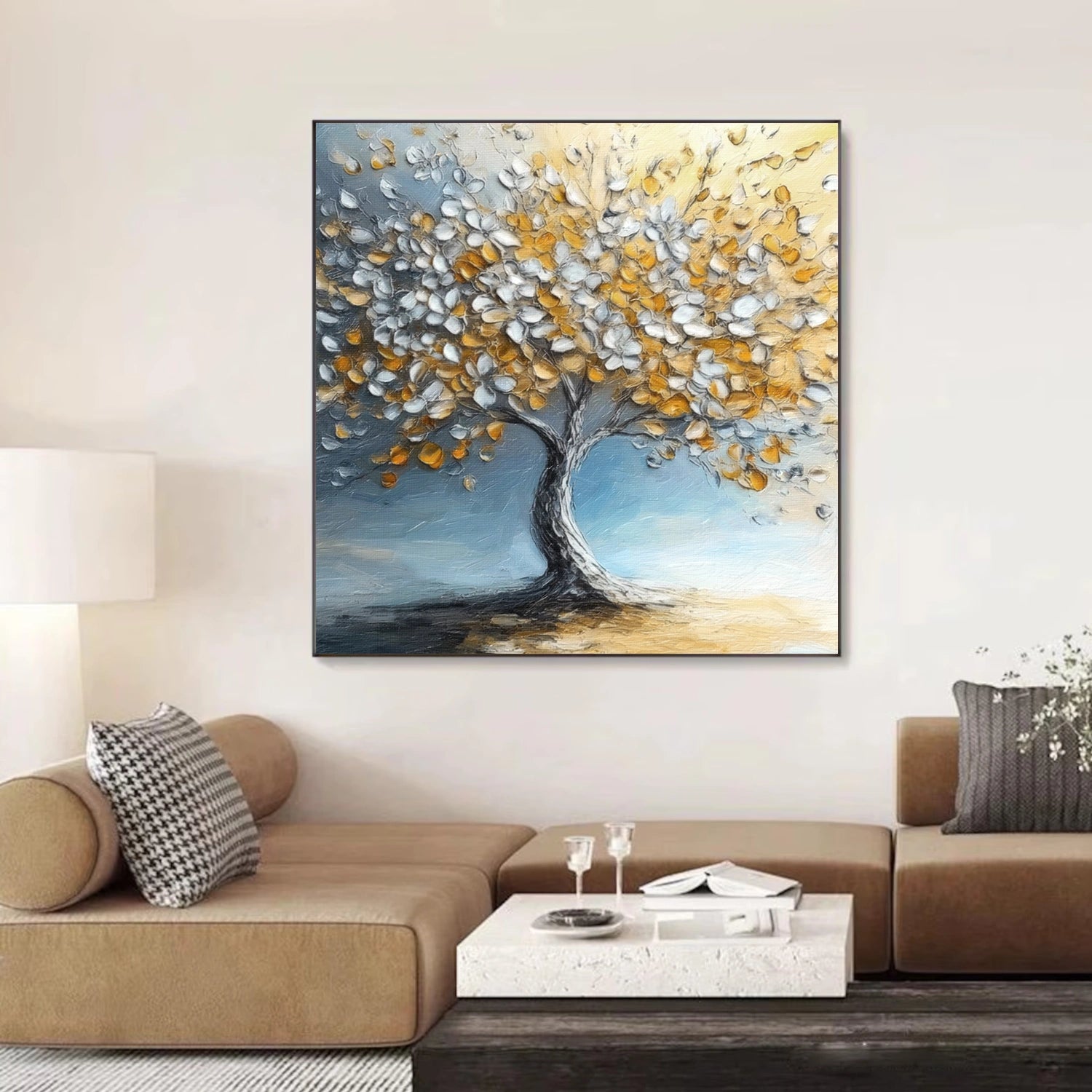 Tree Abstract Textured Wall Art #TP062