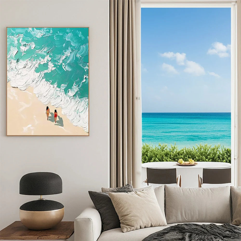 Swimming Sport Textured Wall Art #MS037
