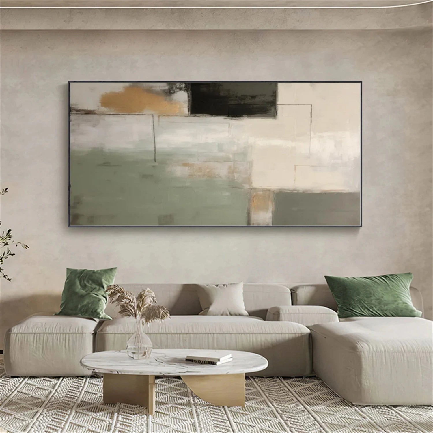 Abstract Canvas Wall Art #AP237