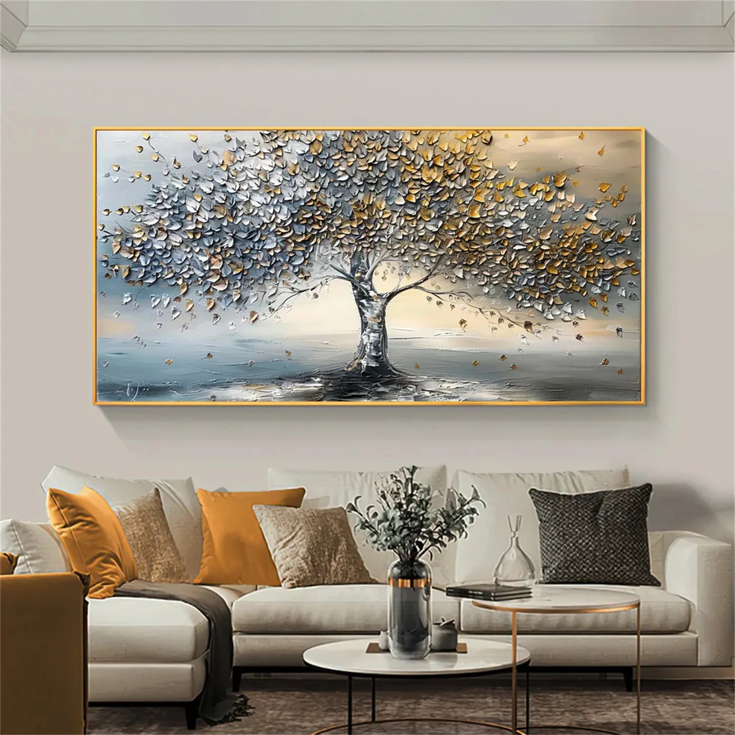 Tree Textured Painting Canvas #TP011