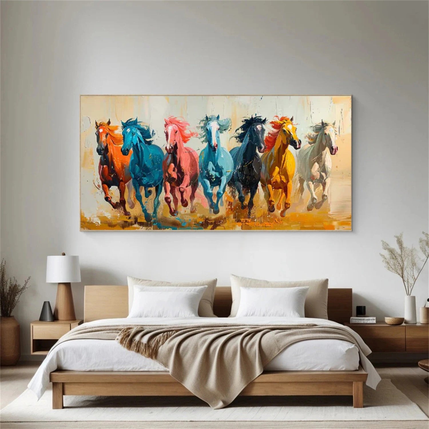 Abstract Animal Horse Wall Art #AC096