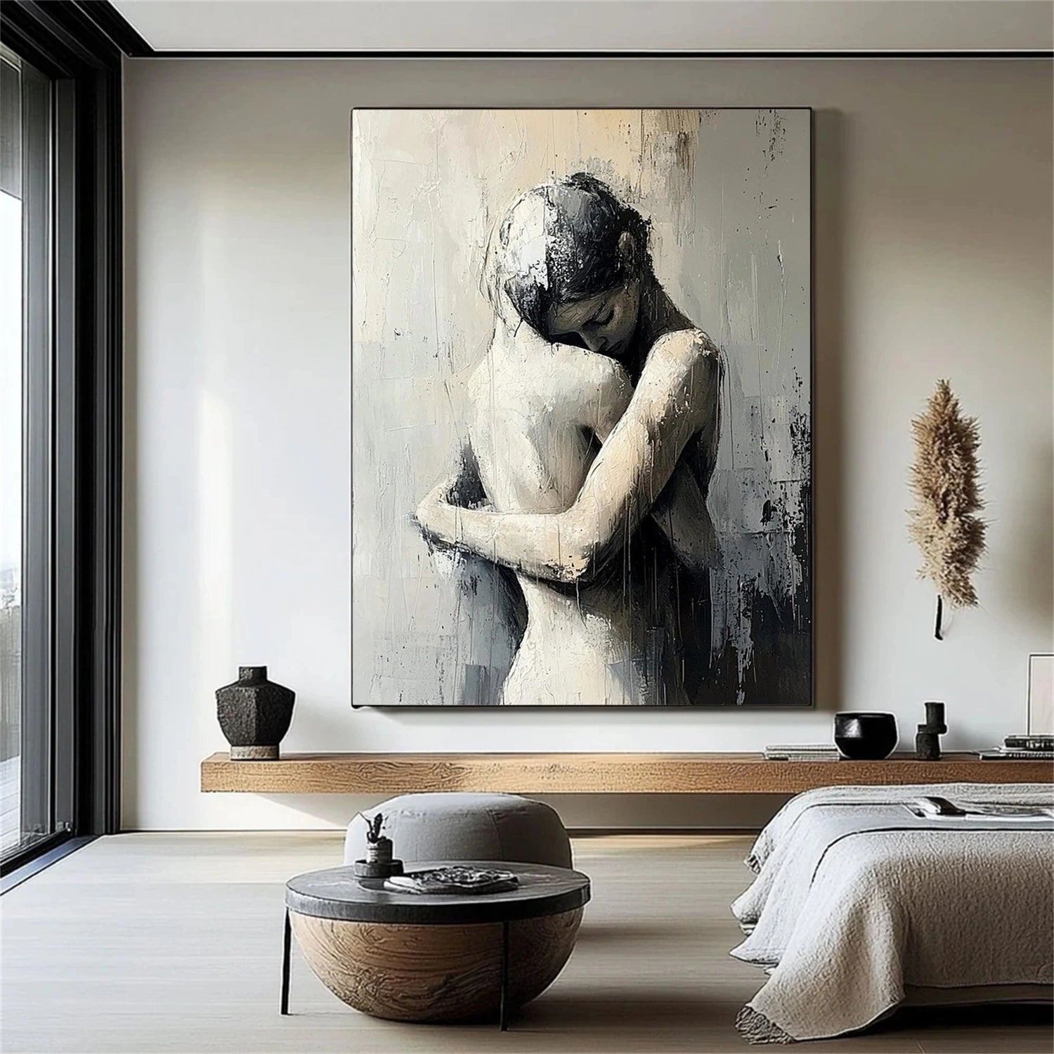 Abstract Portrait Canvas Art #AE122