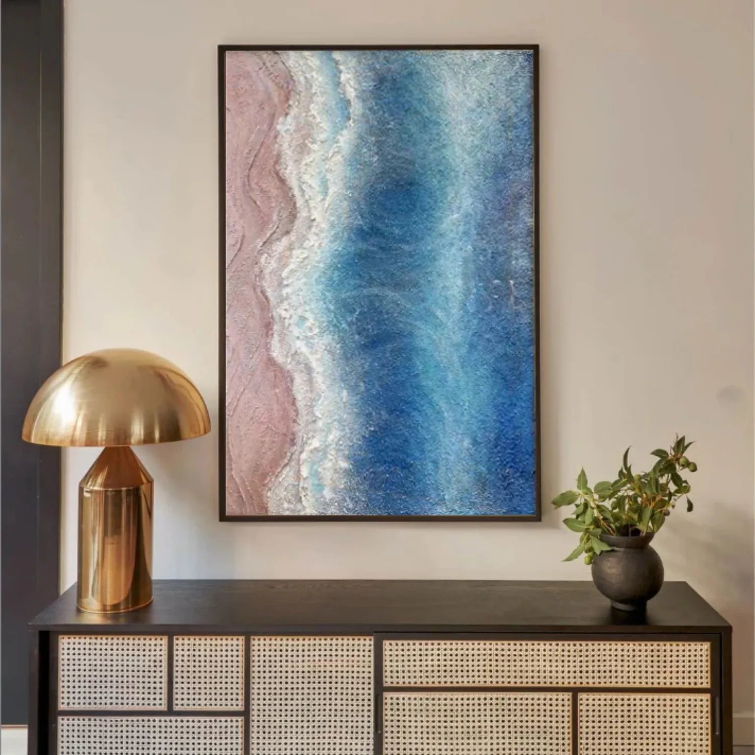 Ocean Textured Painting Canvas #OP007