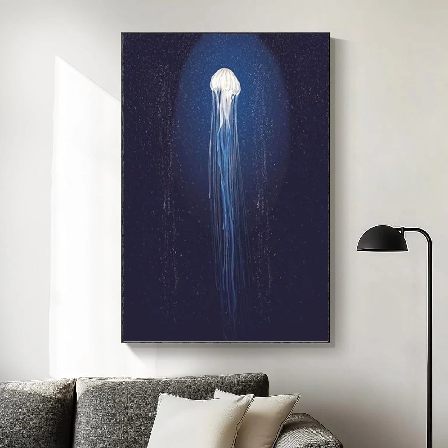 Abstract Animal Jellyfish Wall Art #AC065