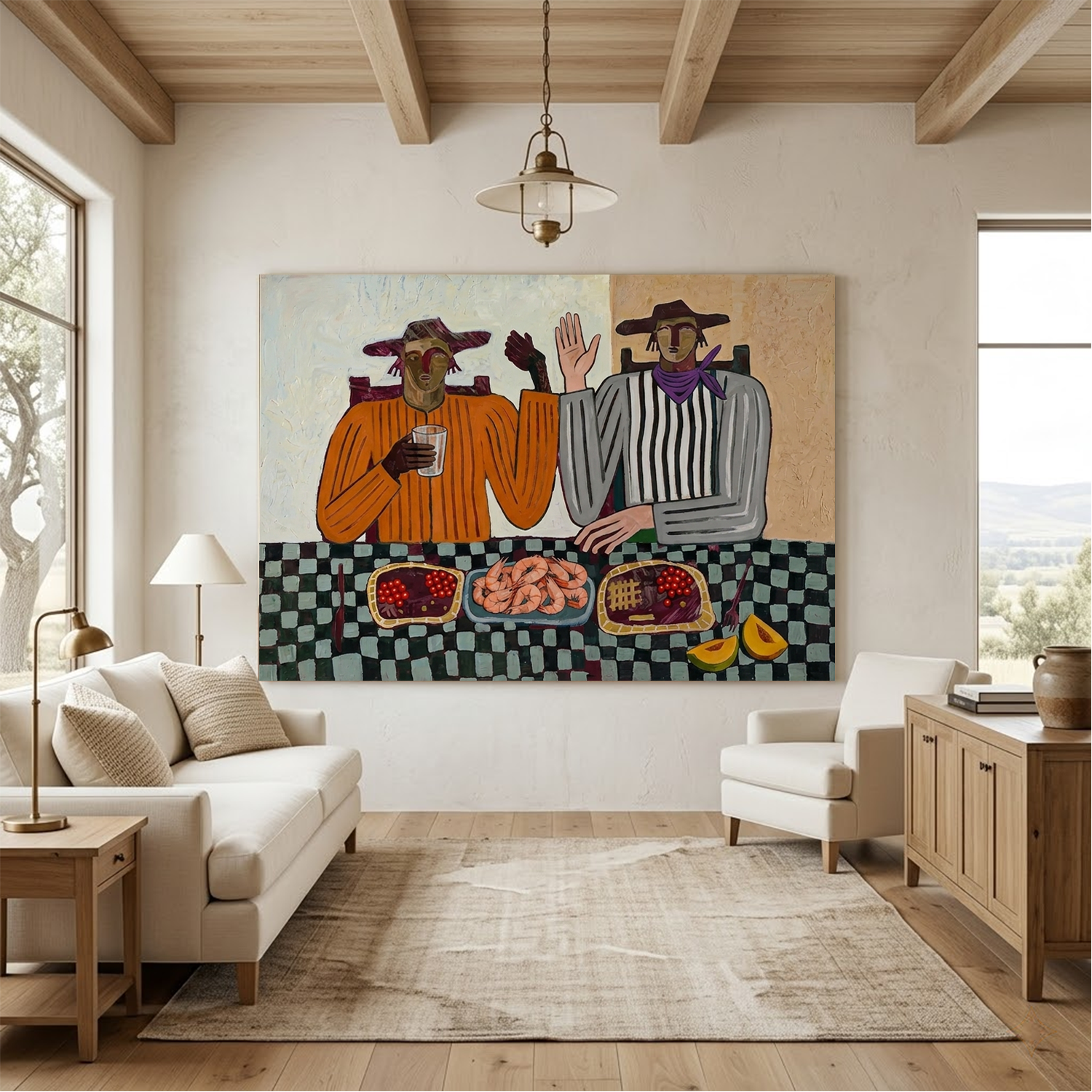 Vintage Americana Art #VT040