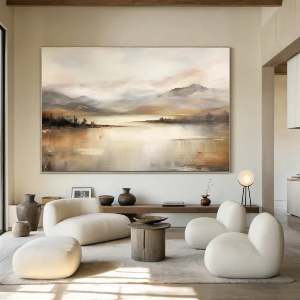 Abstract Mountain Canvas Art #MO028