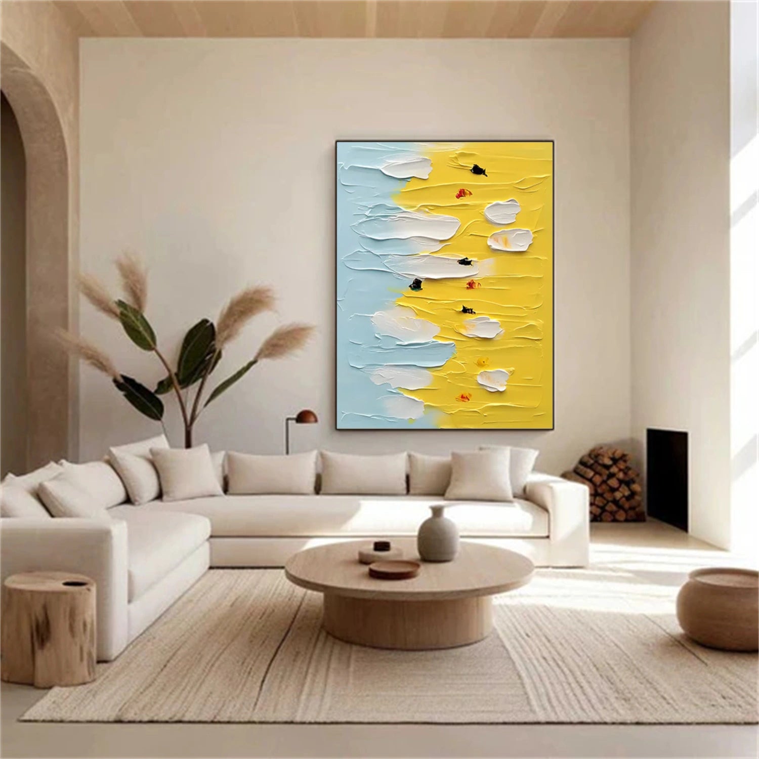 Colorful Abstract Textured  Wall Art #AT111