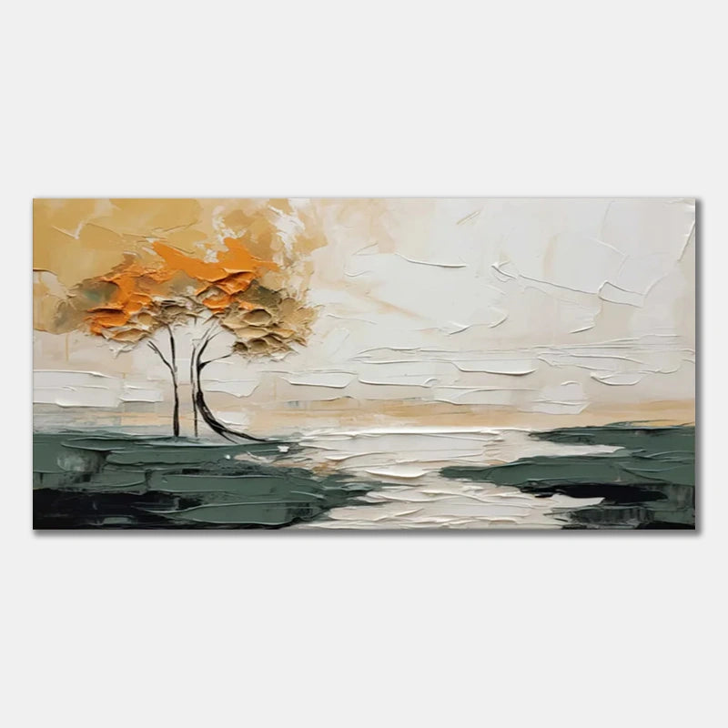 Tree Textured Painting Canvas #TP003