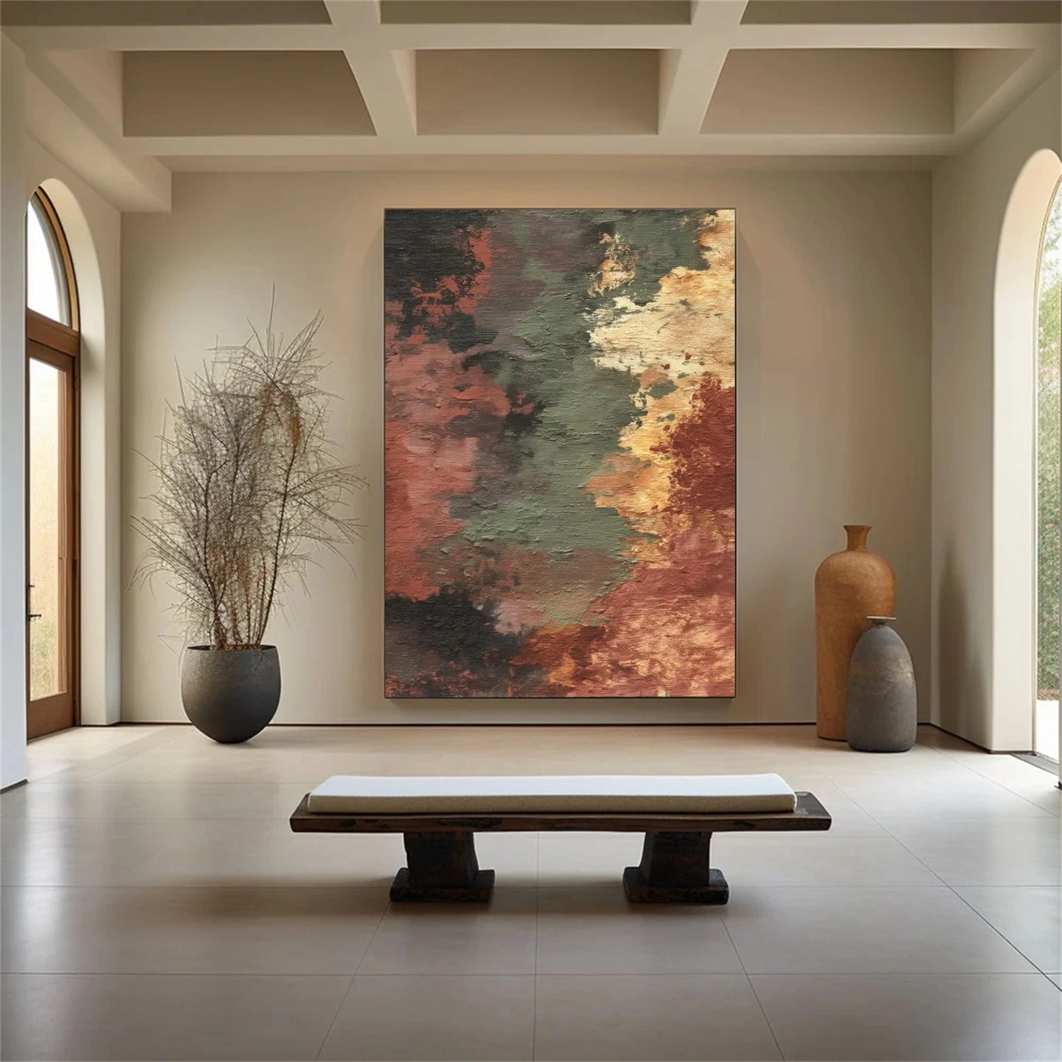 Abstract Canvas Wall Art #AP307
