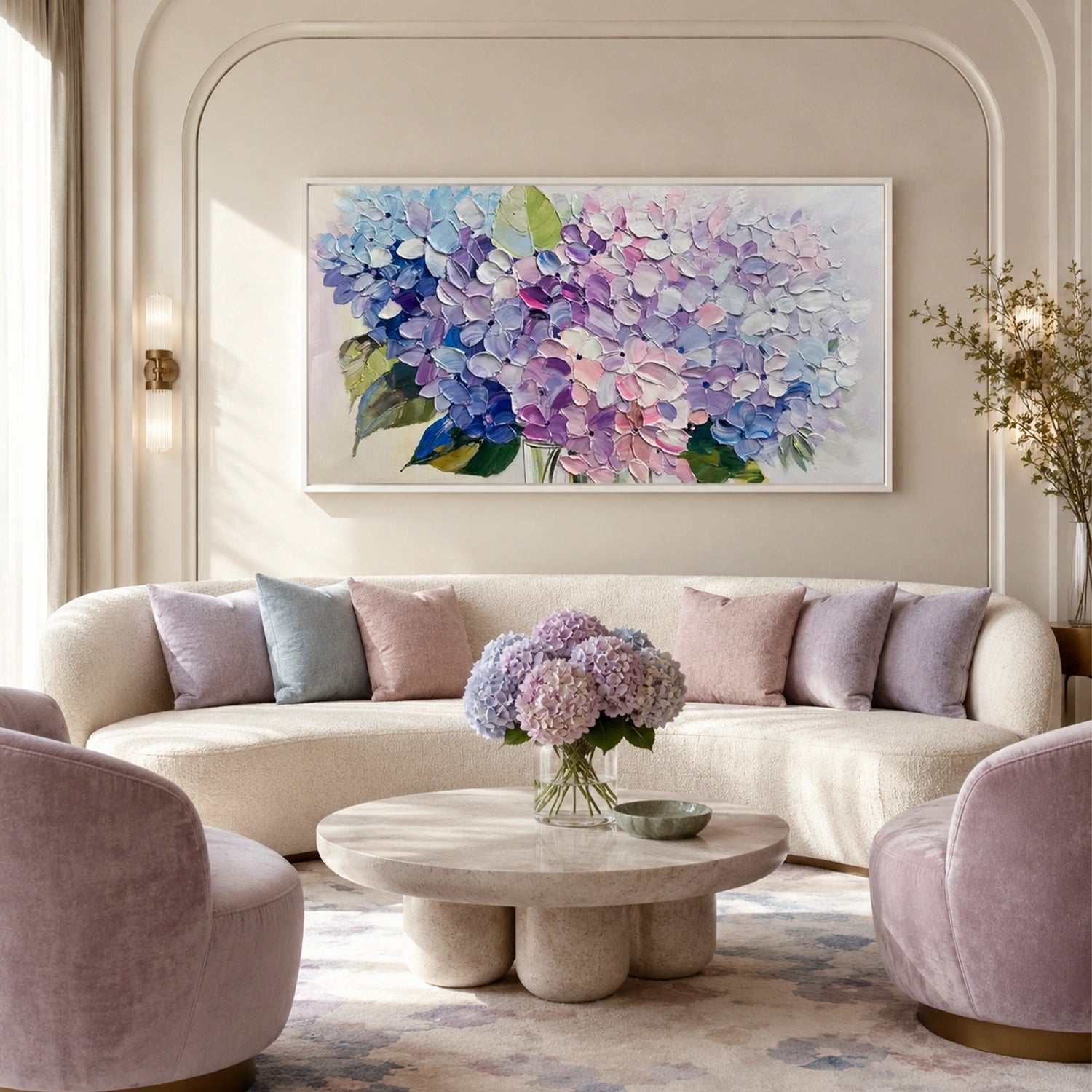 Flower Abstract Textured Wall Art #FP209