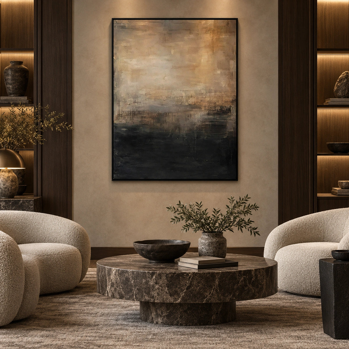 Abstract Canvas Wall Art #AP400