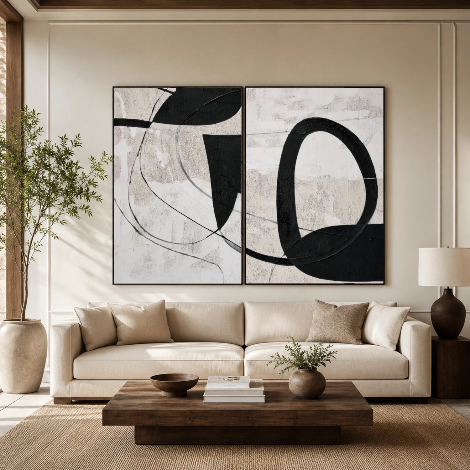 Wabi Sabi Canvas Art Set of 2 #WS149