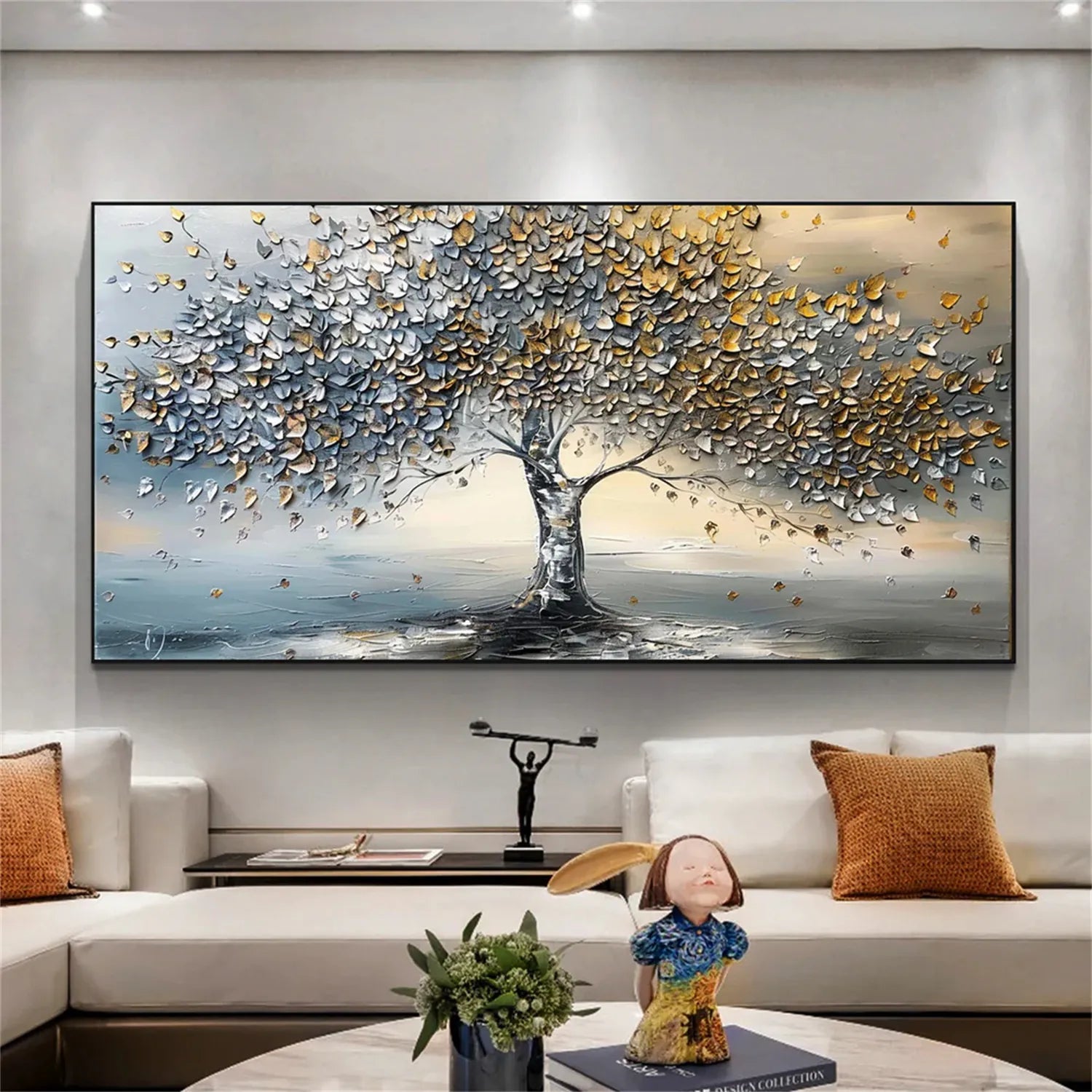 Tree Textured Painting Canvas #TP011