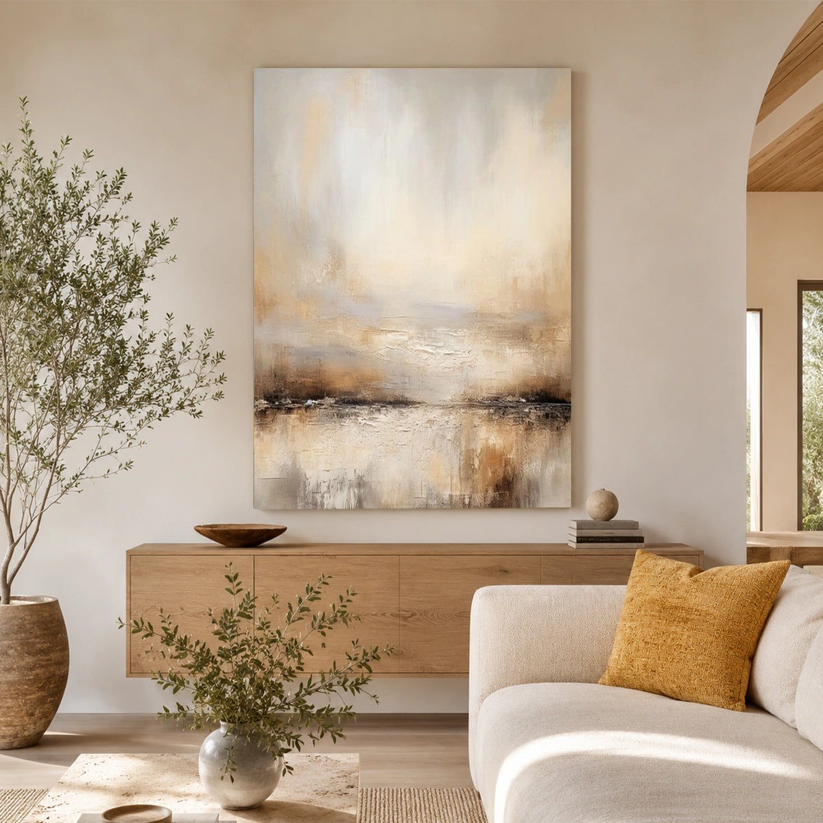 Abstract Canvas Wall Art #AP412
