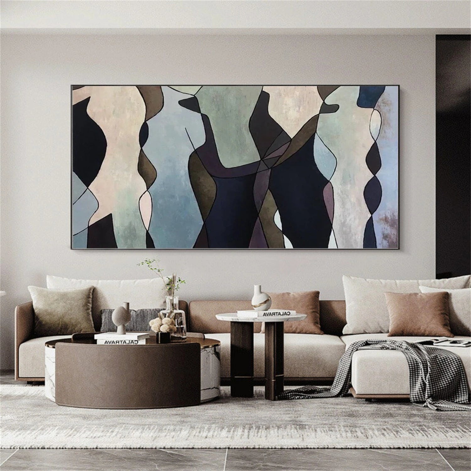Abstract People Canvas Art #AE035