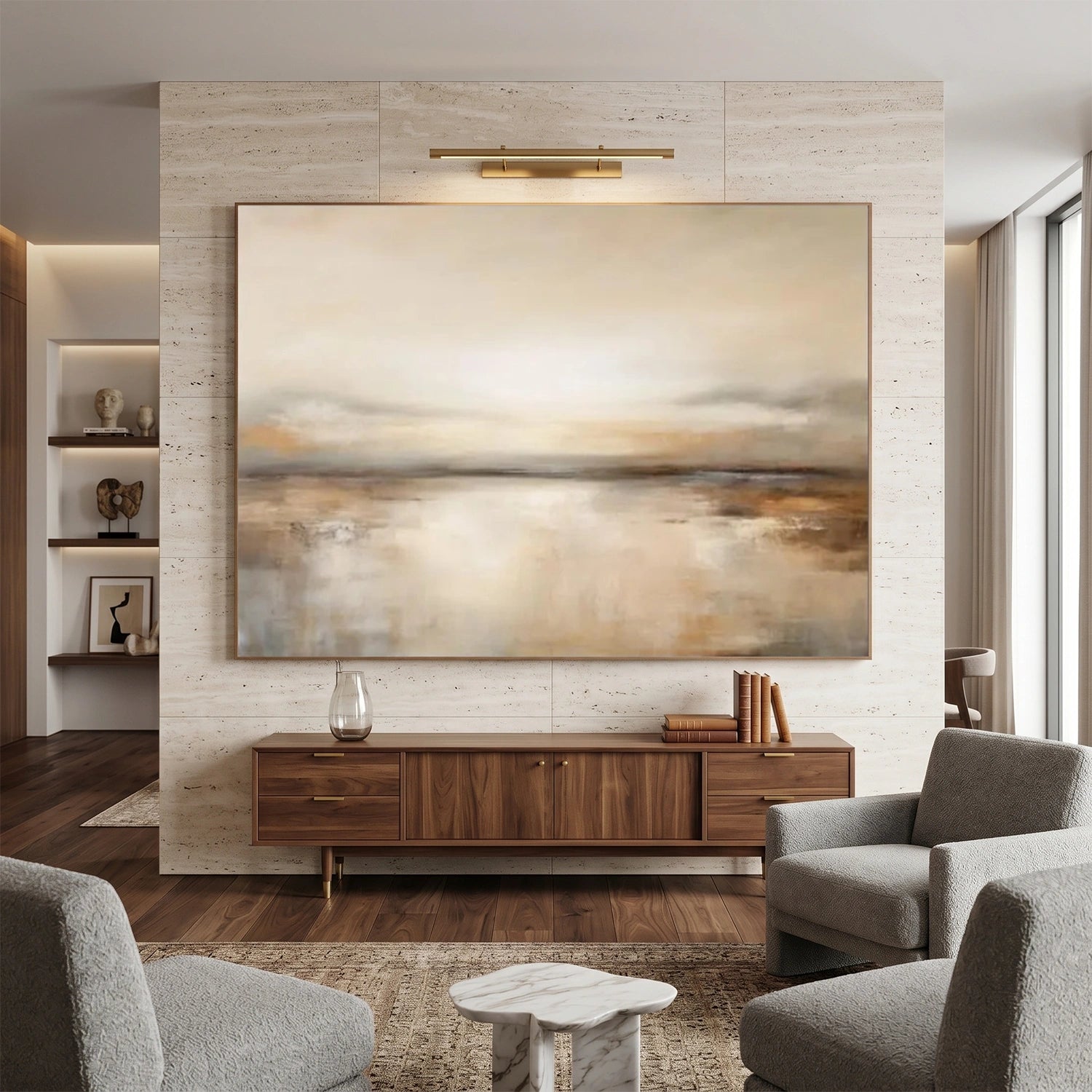 Abstract Canvas Wall Art #AP383