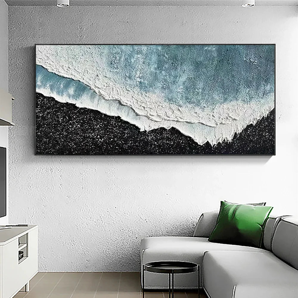 Ocean Textured Painting Canvas #OS012