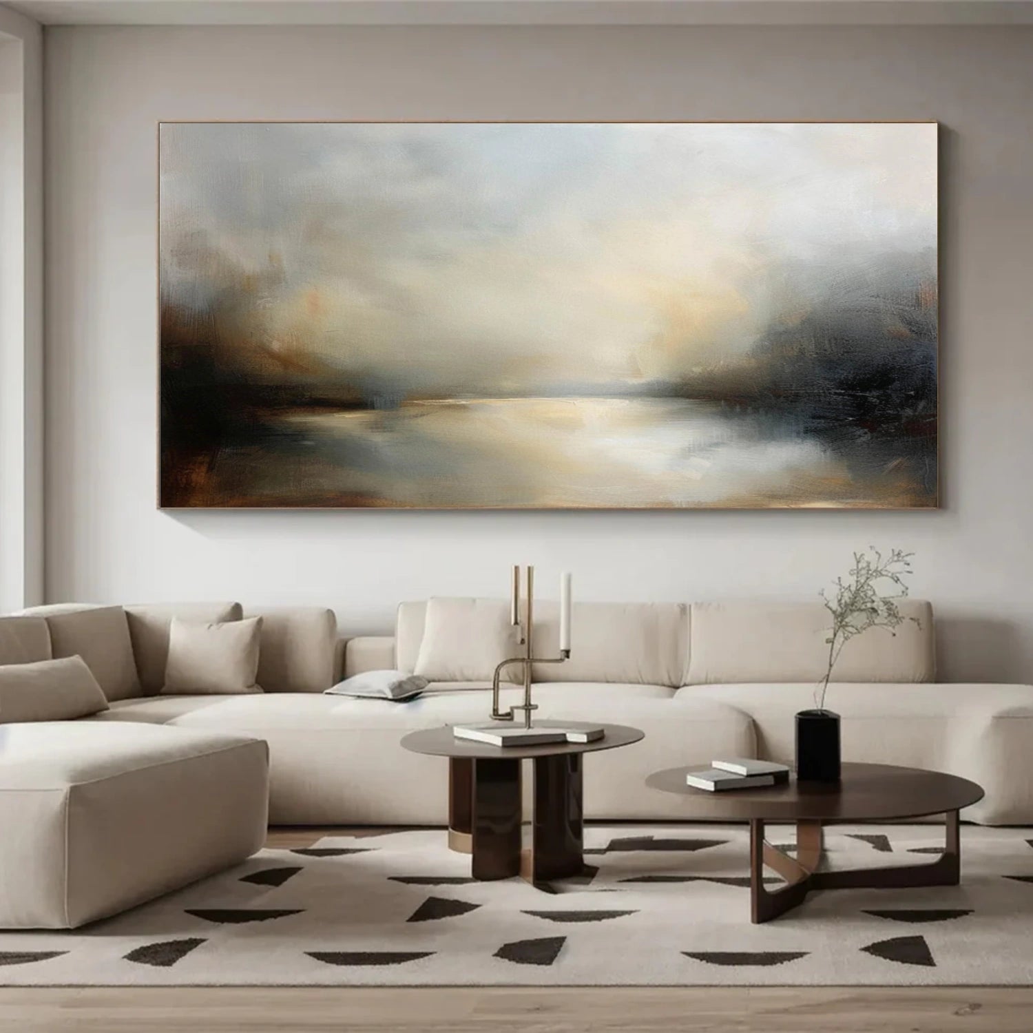 Abstract Canvas Wall Art #AP373