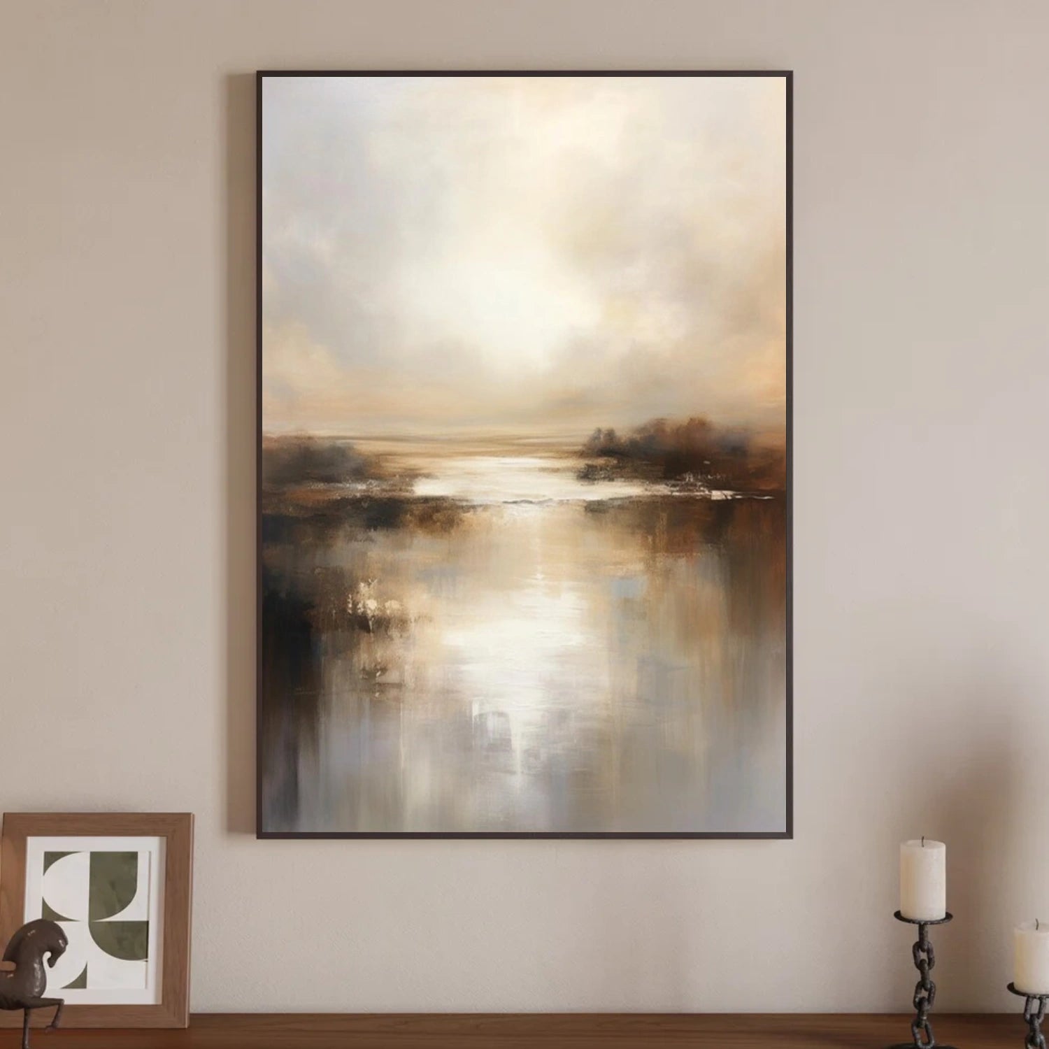 Abstract Canvas Wall Art #AP297