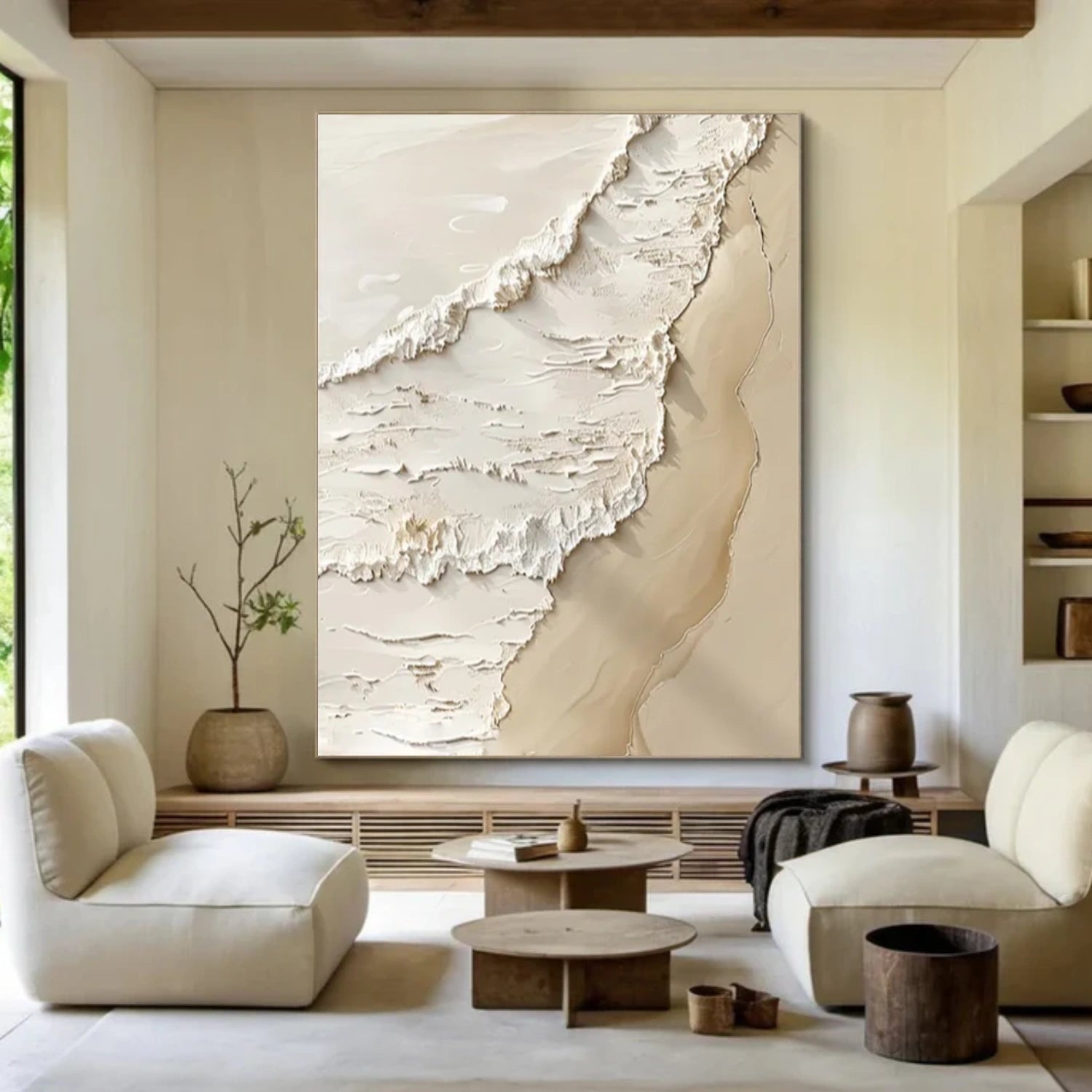 Ocean Abstract Textured Wall Art #OP036