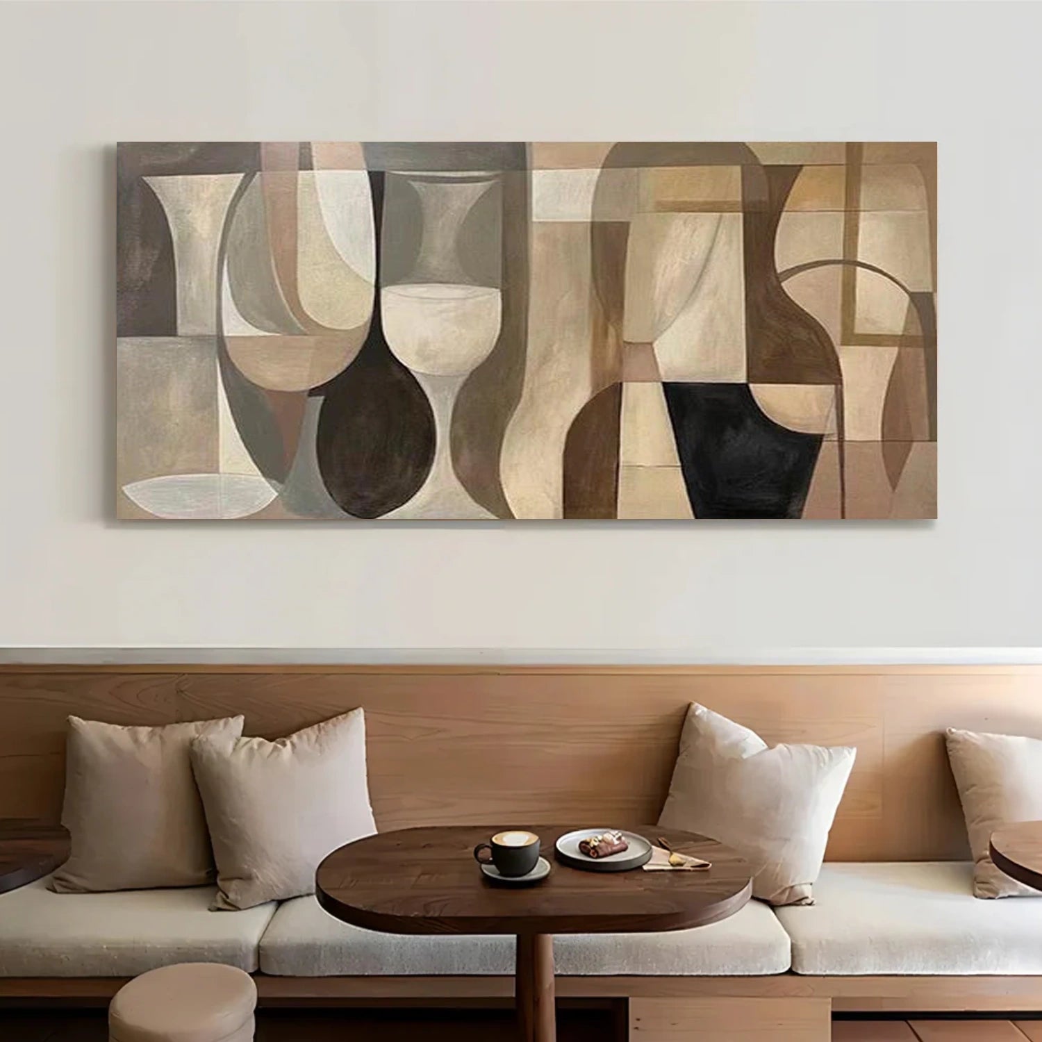 Abstract Canvas Wall Art #AP367