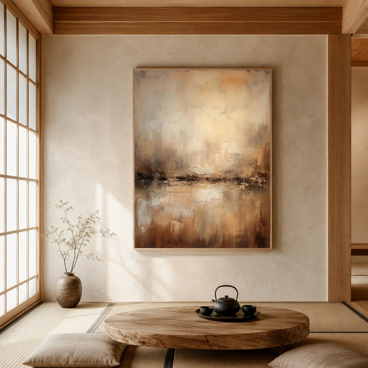 Abstract Canvas Wall Art #AP416