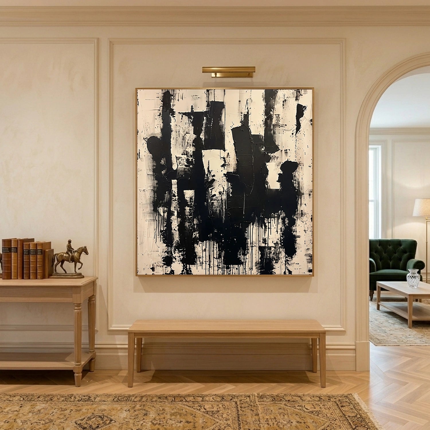 Abstract Canvas Wall Art #AP382