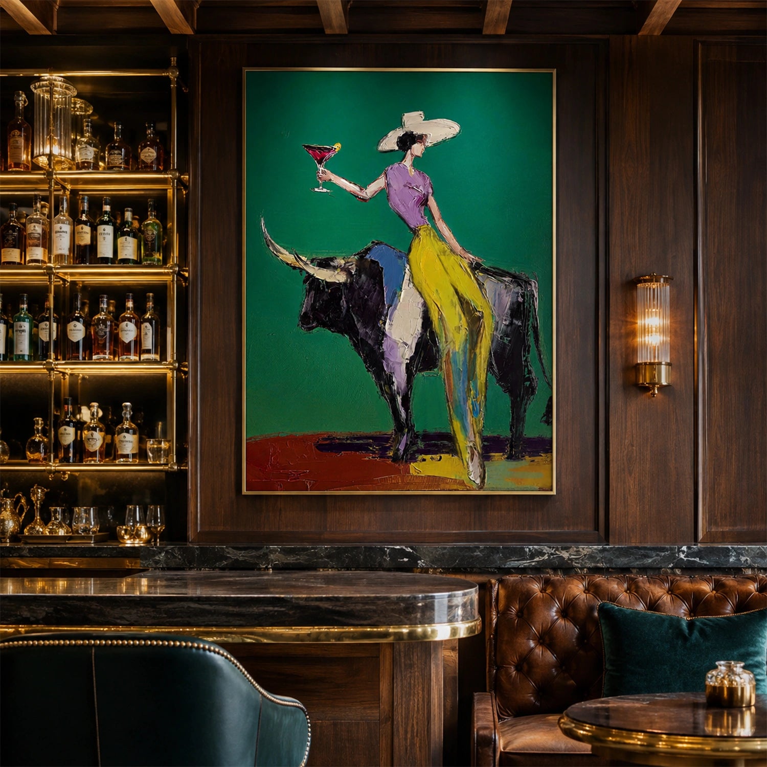 American Western Cowboy Art #VT234