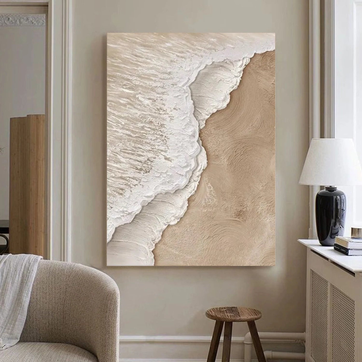 Ocean Abstract Textured Wall Art #OP035