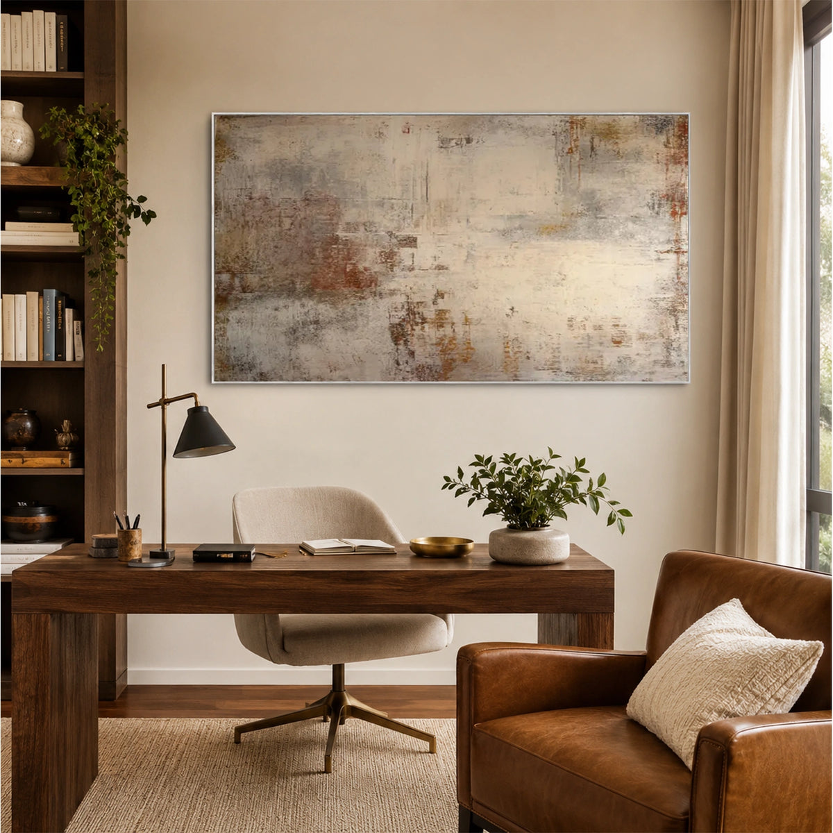 Abstract Canvas Wall Art #AP414