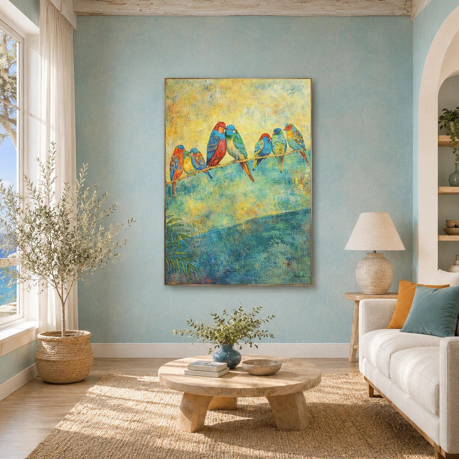 Abstract Animal Bird Wall Art #AC131