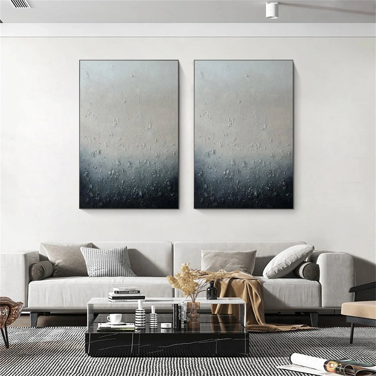 Abstract Canvas Wall Art Set of 2 #AP302