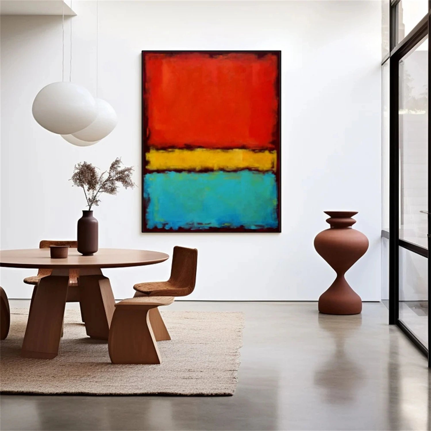 Abstract Canvas Wall Art #AP253