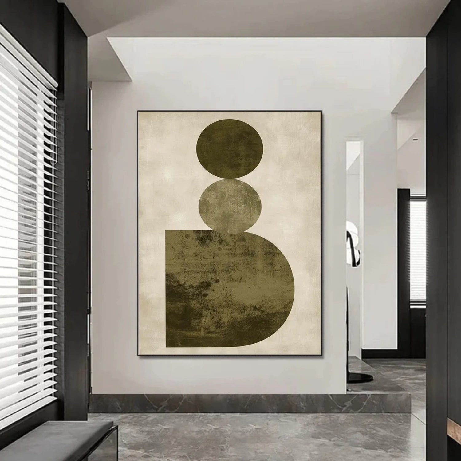 Abstract Canvas Wall Art #AP263