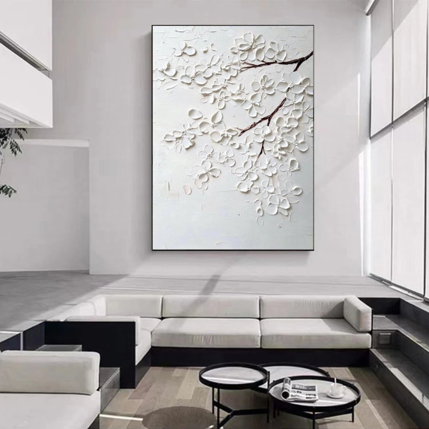 Tree Abstract Textured Wall Art #TP096