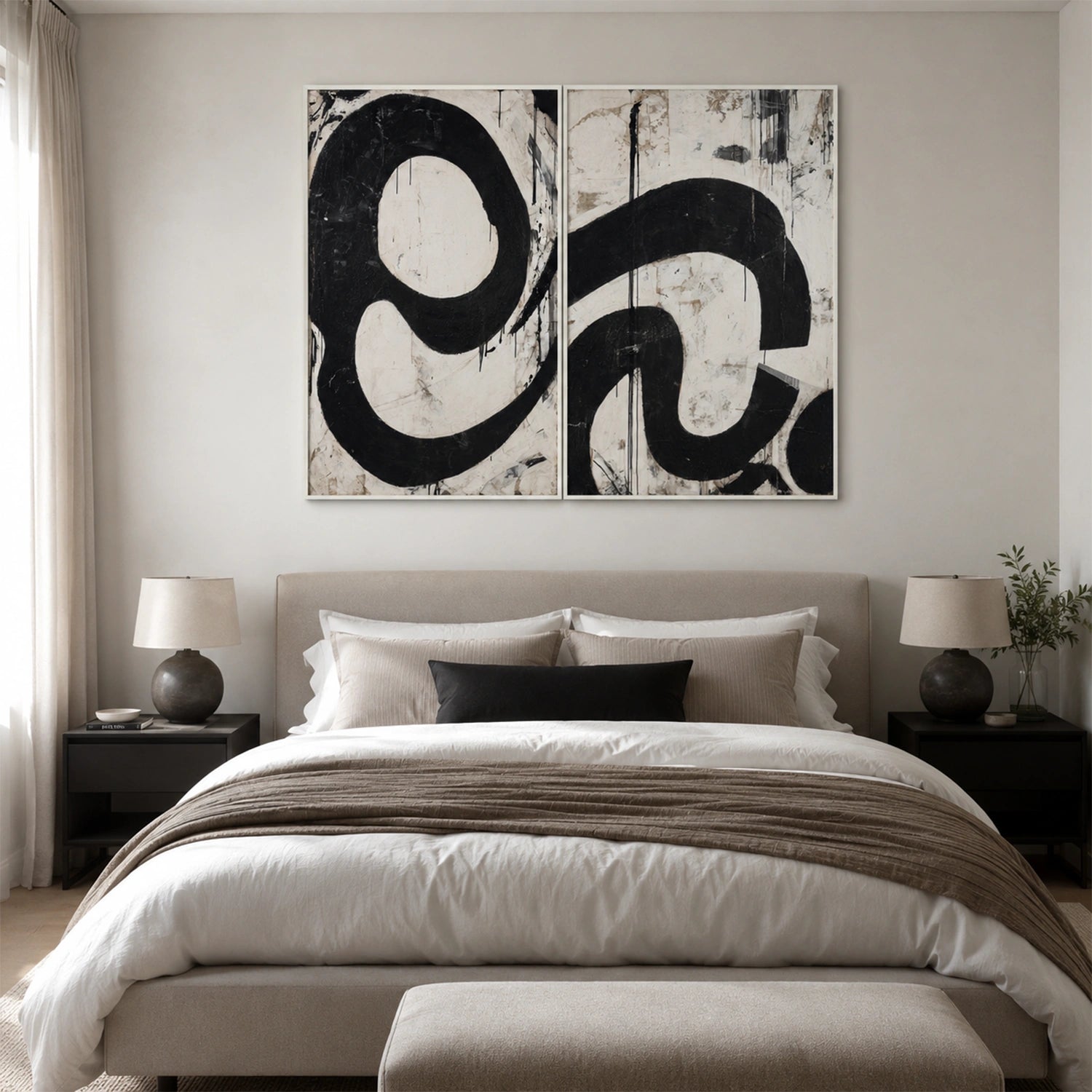 Wabi Sabi Canvas Art Set of 2 #WS151